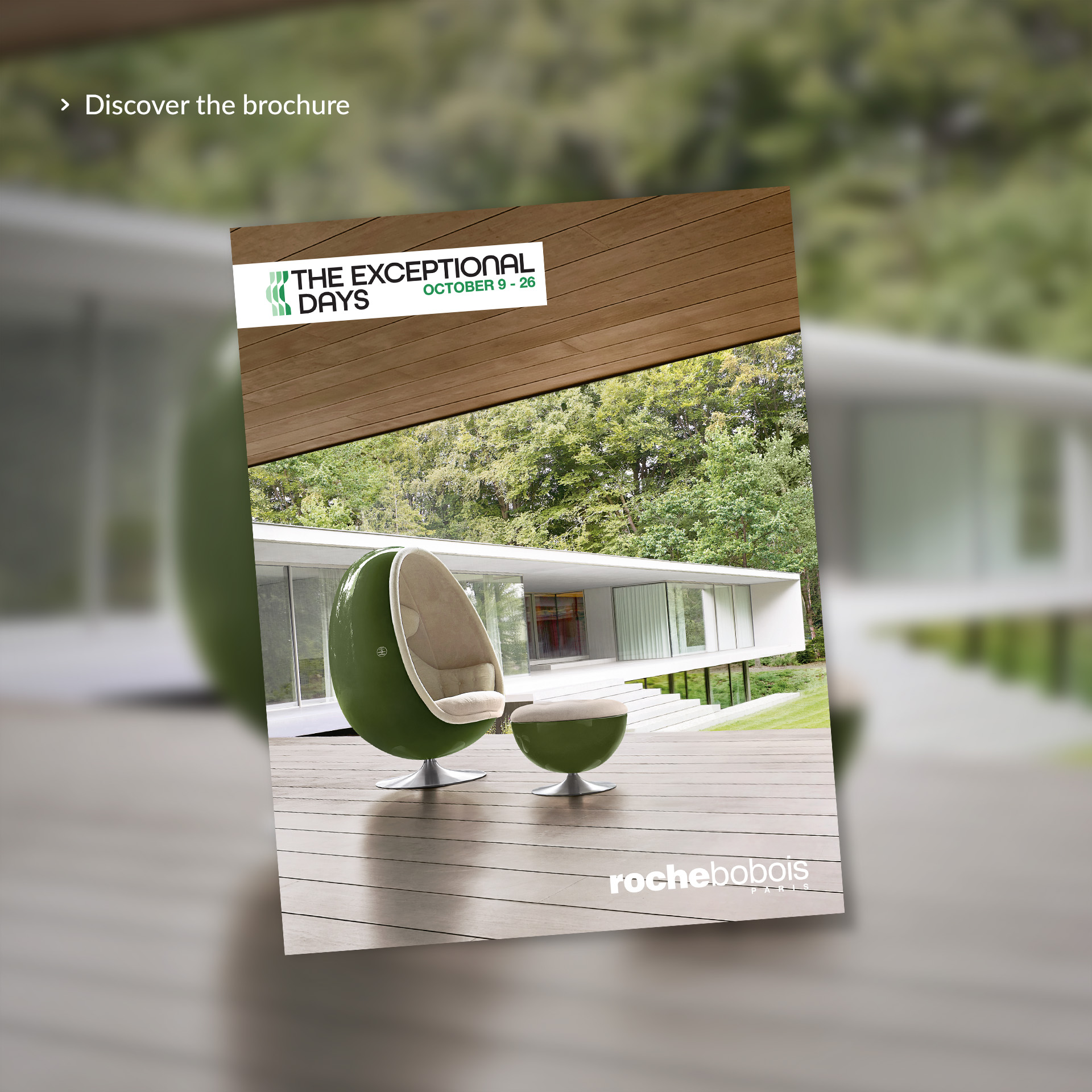 The Exceptional Days, from 9 to 26 october - Discover the brochure